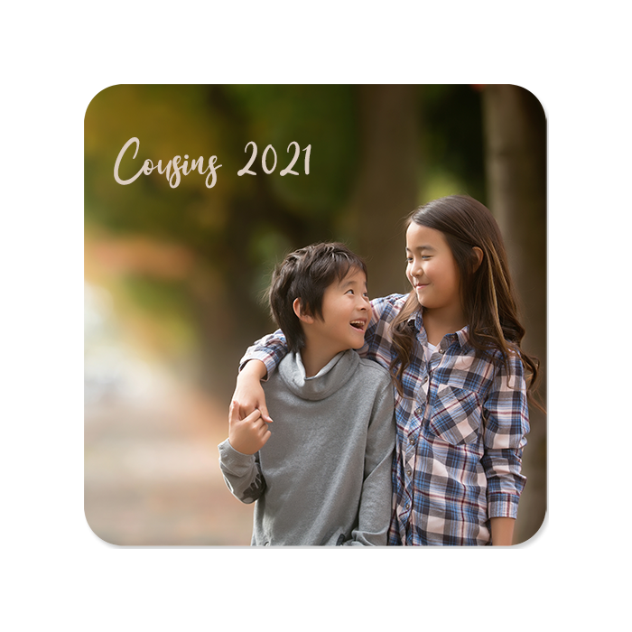 Square FRP Plastic Sublimation Magnet - 2.25" x 2.25"
