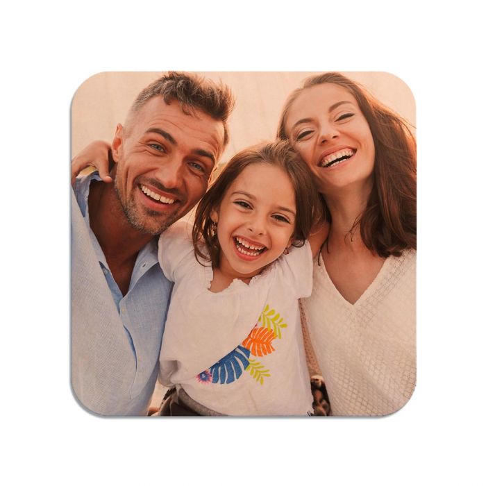 Natural Wood Sublimation Magnet - 2.25” x 2.25”