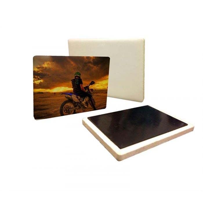Ceramic Rectangle Sublimation Magnet - 2" x 2.75"