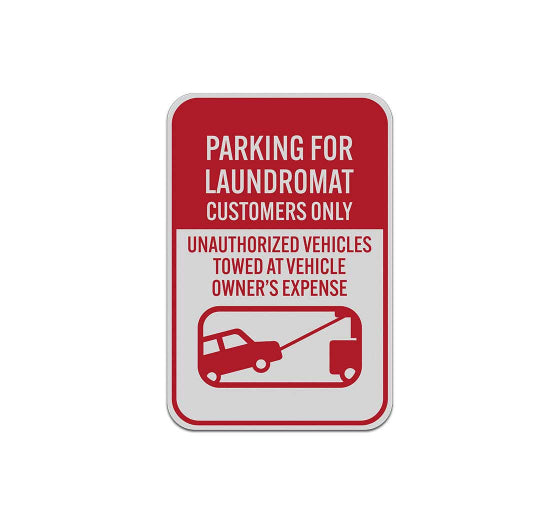 Visitors & Vendors Please Enter at Front Door Aluminum Sign (Reflective)