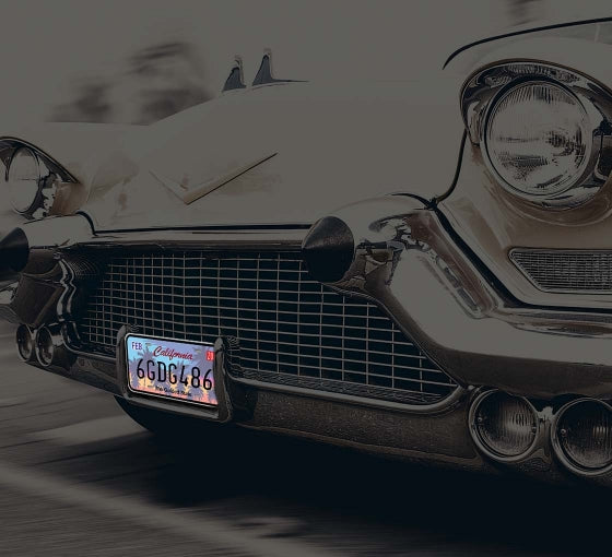 Reflective California License Plates