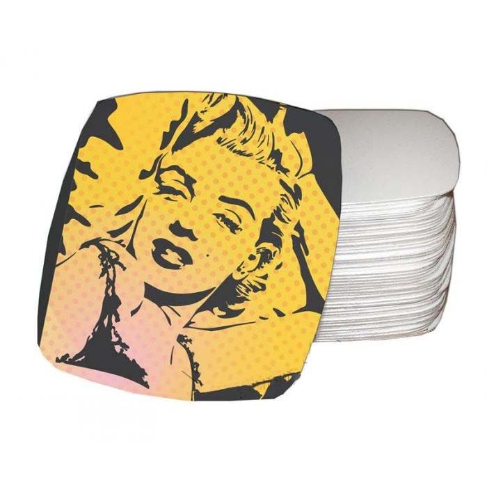 Dynasub Gloss White Aluminum Insert - Square