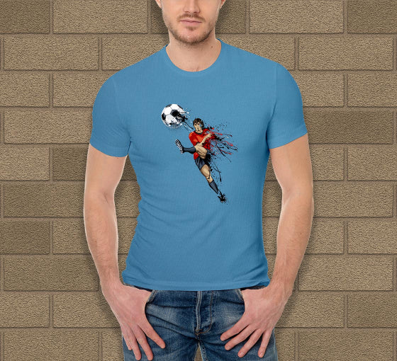 Men's Dry-Fit Moisture Wicking T-shirt - Crew Neck