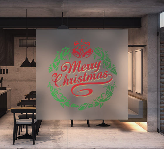 Front Adhesive Printed Frosted Decals