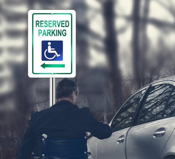 Reflective Handicap Parking Signs