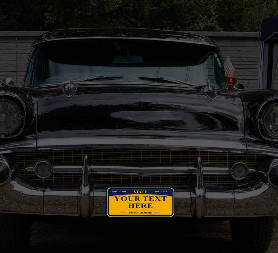 Reflective New York License Plates