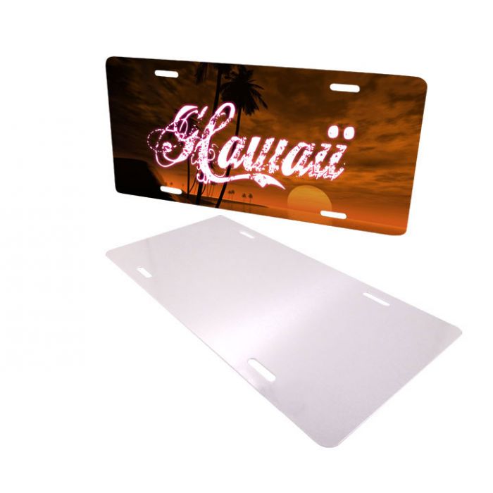 Aluminum Sublimation License Plate Cover