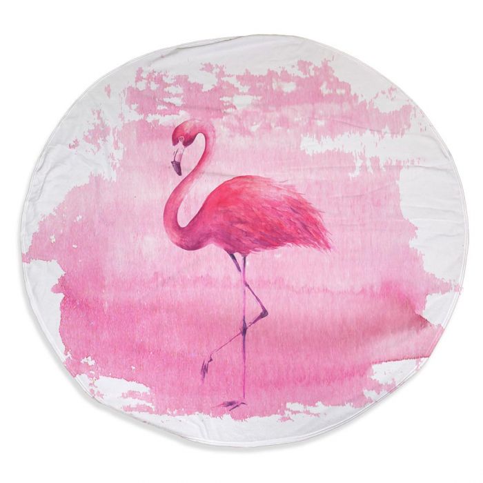 Round Velour Poly/Cotton Sublimation Beach Towel