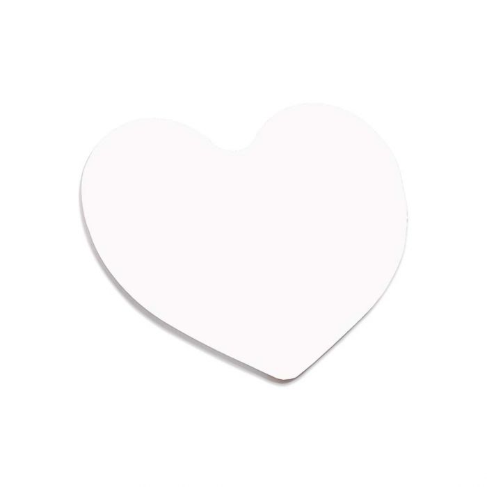 Heart FRP Plastic Sublimation Magnet - 2.5"