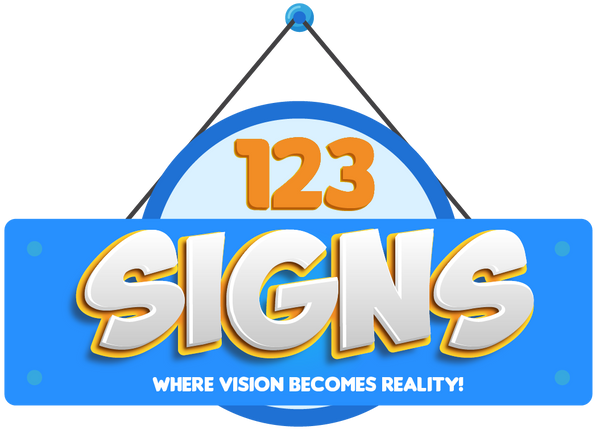 123 Signs logo