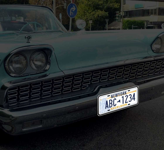 Reflective State License Plates