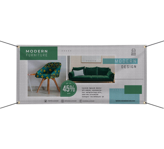 Vinyl mesh Banner