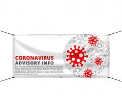 COVID 19 vinyl Banner