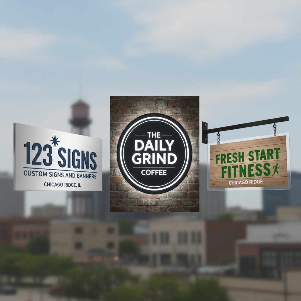 Featured image for How to Choose the Right Sign for Your Chicago Ridge Business — 123 Signs