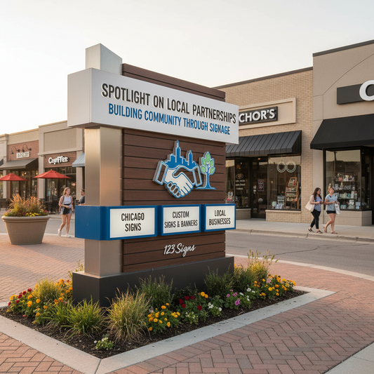 Featured image for Spotlight on Local Partnerships: Building Community Through Signage — 123 Signs