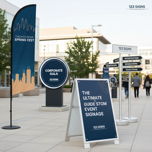 Featured image for The Ultimate Guide to Custom Event Signage in Chicago Ridge — 123 Signs