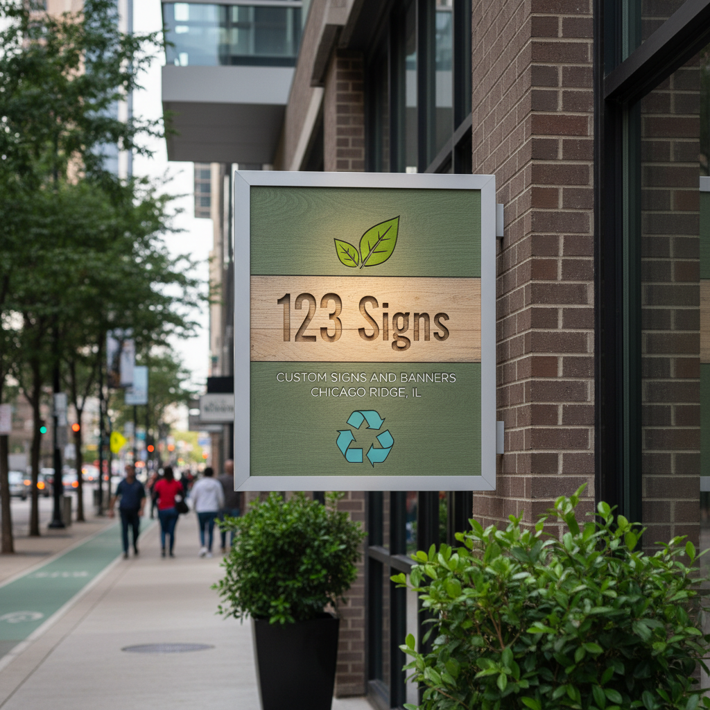 Featured image for Eco-Friendly Signage Solutions for Sustainable Businesses — 123 Signs