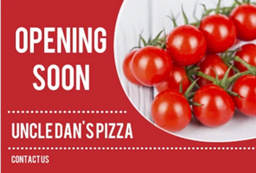 Opening Soon Pizza