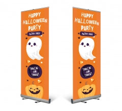 Halloween Roll Up Banner Stand